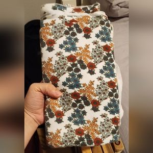 Kate Quinn single layer blanket | mountain wildflower | organic cotton interlock